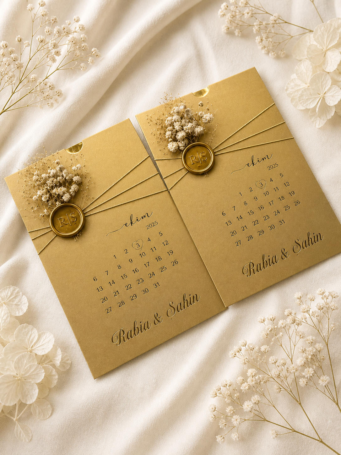 Royal Gold Calendar Suite