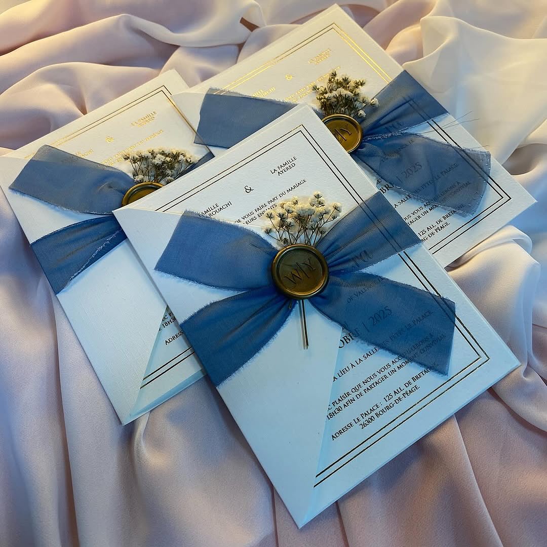 Royal Blue Whisper Invitation (Copy)