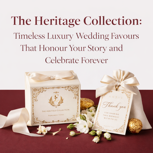 The Heritage Collection: Luxury Wedding Favours That Honour the Past and Celebrate the Future