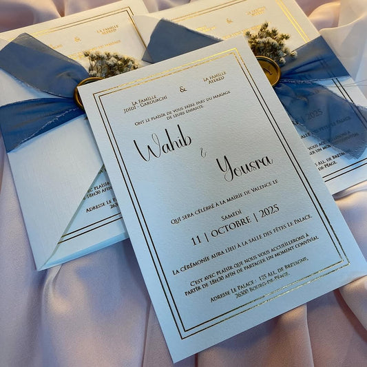 Royal Blue Whisper Invitation (Copy)